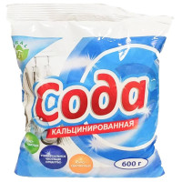 Сода кальцинированная 600г (Ст.24) (Флора) пакет