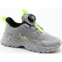 Кроссовки для мальчика (STROBBS) серый верх-текстиль  подкладка-текстиль размерный ряд 31-35 артикул N1735-4