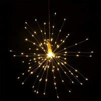 Гирлянда эл.д/дома нить 0,3м 160LED "Сфера" цв.т.белый на батарейках арт.183-0225