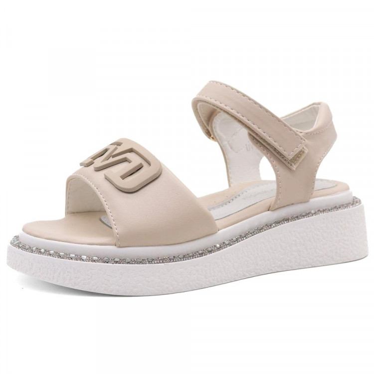 Босоножки для девочки (Капли Эльфы) бежевый верх-искусственная кожа подкладка-искусственная кожа размерный ряд 30-37 арт.wjp-DV471-3-3 Босоножки для девочки (Капли Эльфы) бежевый верх-искусственная кожа подкладка-искусственная кожа размерный ряд 30-37 арт.wjp-DV471-3-3