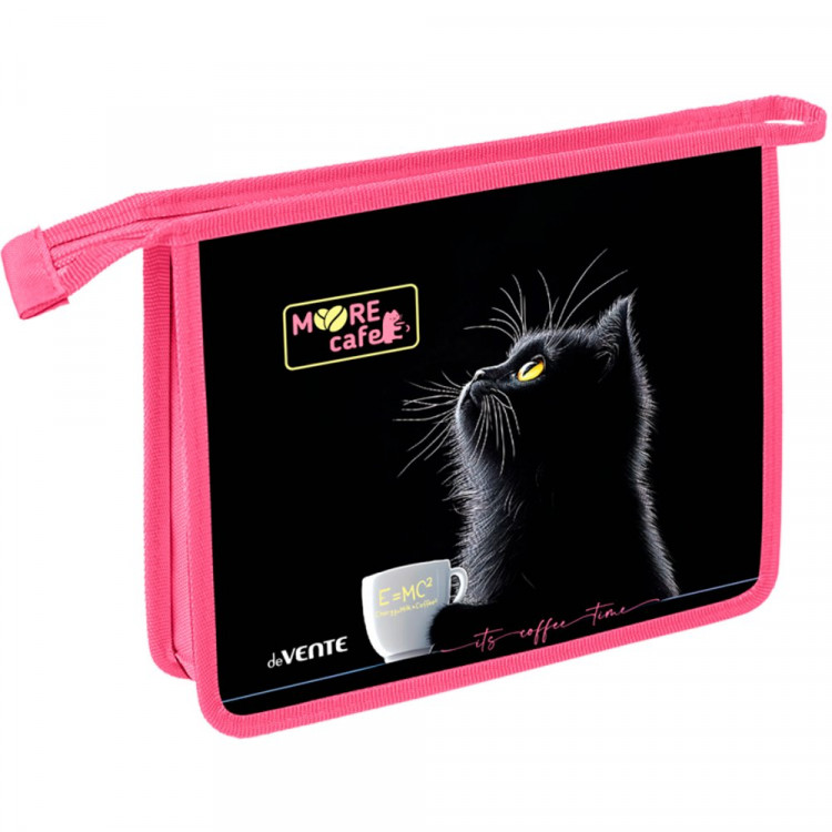 Папка школьная для тетрадей А5 на молнии deVENTE МуурКафе (MooreCafe) арт.8056679