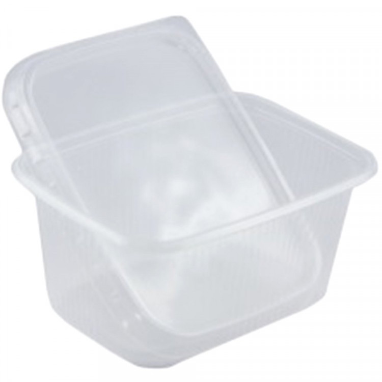 Контейнер низкий c крышкой  250мл 108*81  за 10шт/набор (Ст.100)