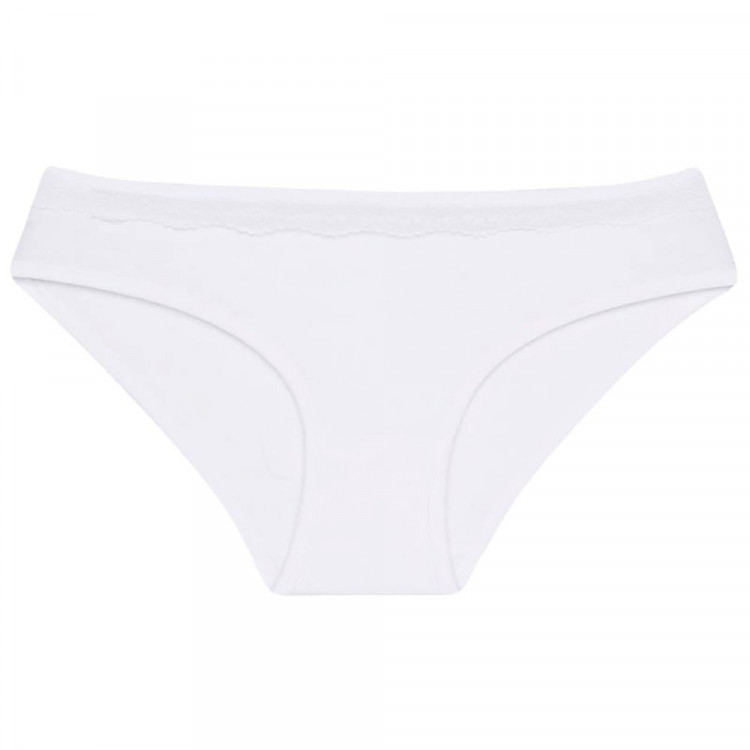 Трусы для девочки арт.414402/4145D4 размер 36/146-152 (10/11) цвет белый 100% хлопок