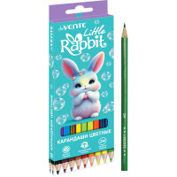 Карандаши цветные (deVENTE) Little Rabbit 18 цветов 2М 2,8 мм шестигранные арт.5023619