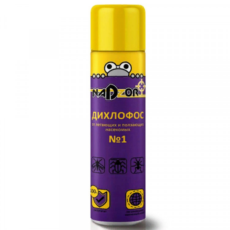Инсектицид Дихлофос NADZOR 200мл арт.DIH001N (ст.6/24)