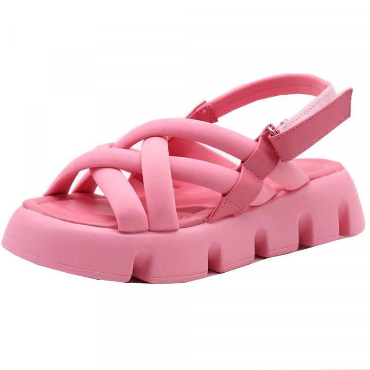 Сандалии для девочки (Meitesi) розовый верх-текстиль подкладка-искусственная кожа размерный ряд 30-37 арт.ldj-Y36-21