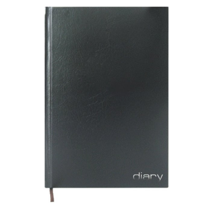 Ежедневник А6 недатированный бумвинил Attomex черный 320л арт.2035855