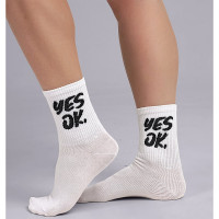 Носки детские для мальчика артикул С1508 80% хлопок, 18% полиамид, 2% эластан цвет белый (Clever)