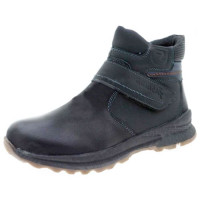 Ботинки для мальчика (КОЛОБОК) черные верх-искусственная кожа подкладка - текстиль артикул RC111_2403-01 Ботинки для мальчика (КОЛОБОК) черные верх-искусственная кожа подкладка - текстиль артикул RC111_2403-01