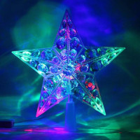 Наконечник 21см "Звезда.Фантазия" светодиодная 15LED цвет микс арт.111-332