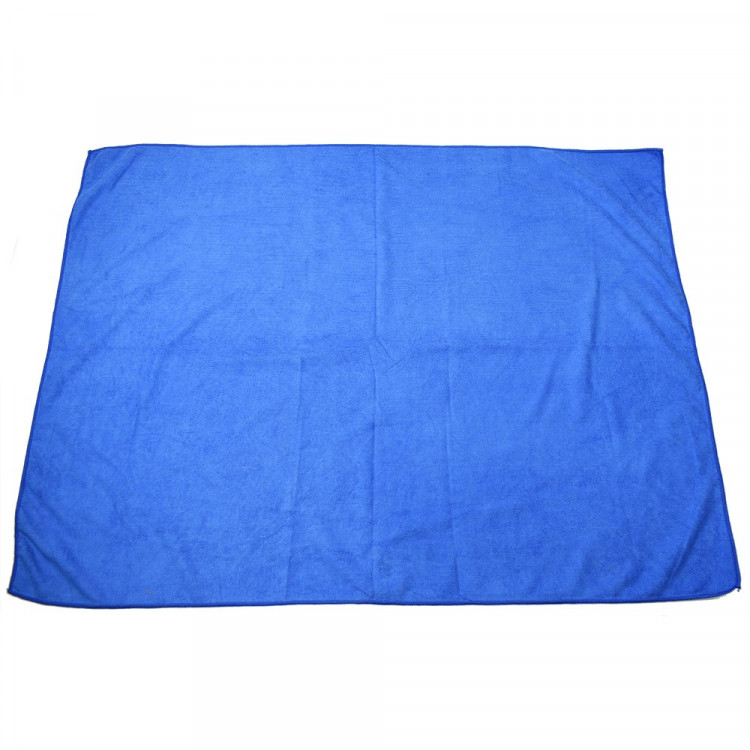 Салфетка для пола микрофибра 75*100 250г/м2 б/уп синяя арт.55-4106