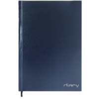 Ежедневник А6 недатированный бумвинил Attomex темно-синий 320л арт.2035854