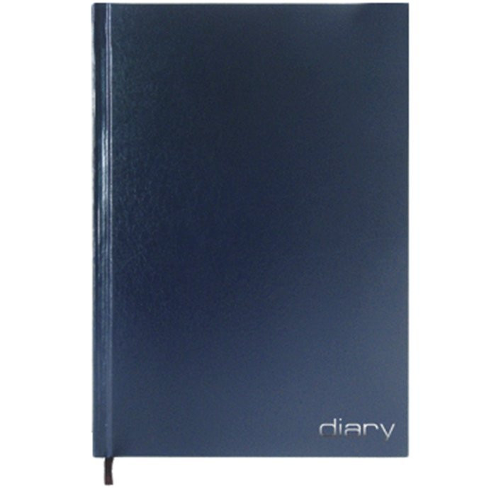 Ежедневник А6 недатированный бумвинил Attomex темно-синий 320л арт.2035854