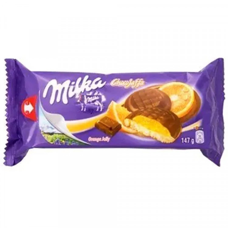 Печенье Милка Джафа 147гр, апельсин (Ст.24)