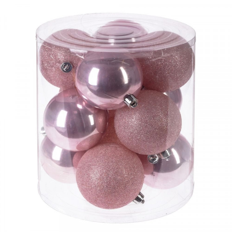 Набор шаров 08см 12шт/наб. "Рапсодия" цв.розовый арт.722948