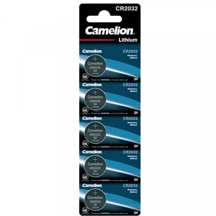 Батарейки спец Camelion CR2032 литиевая BL1 (цена за штуку)