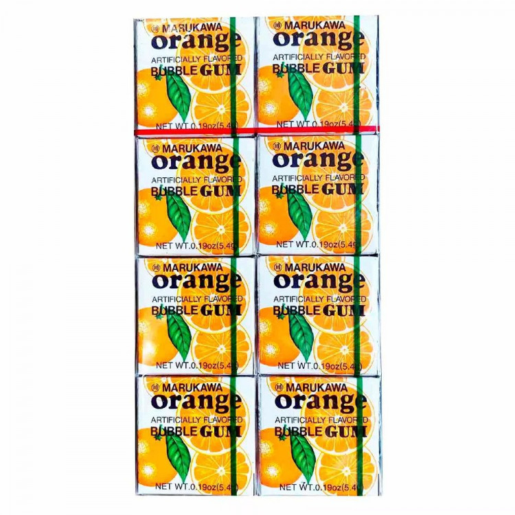 Жев. резинка Marukawa 5,4гр Апельсин (Ст.24)