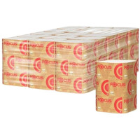 юПолотенца бумажные д/дисп. FOCUS PremiumVсл (23*23) 2сл  200л15пач/уп 5083739 п/э