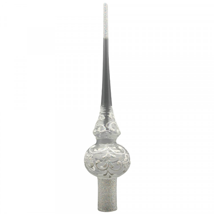 Наконечник на ёлку стекло 28см "Верхушка воздушная" п/у арт.КВ-224248 Наконечник на ёлку стекло 28см "Верхушка воздушная" п/у арт.КВ-224248
