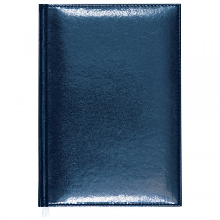 Ежедневник А5 2026 к/з Attomex "Visa" темно-синий, 168л, 2 ляссе арт.2332630 (Ст.12/24)