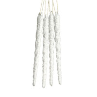 Украшение декор.подвеска "Сосулька" 13,см 04шт/наб. прозрачная арт.94879