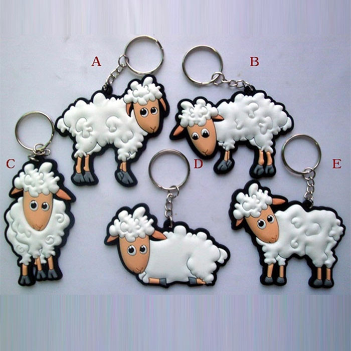 яяяБрелок СИМВОЛ ГОДА "Овечка" 7*6,5см асс. арт.662333