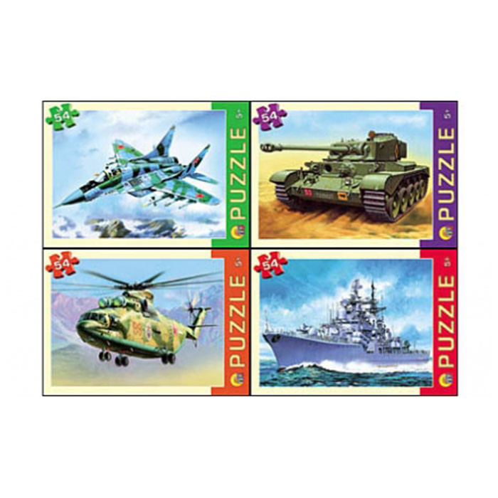 Пазл 54 элемента Транспорт (РК) арт П54-3667