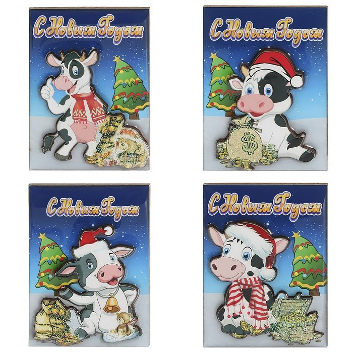 Магнит СГ "Коровка" 07см арт.755382 Магнит СГ "Коровка" 07см арт.755382