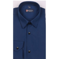 Сорочка подростковая приталенная длинный рукав размерный ряд 37/158-164 -41/176-182 цвет темно-синий Brostem арт.DS1A60-3918X** на кнопках Сорочка подростковая приталенная длинный рукав размерный ряд 37/158-164 -41/176-182 цвет темно-синий Brostem арт.DS1A60-3918X** на кнопках