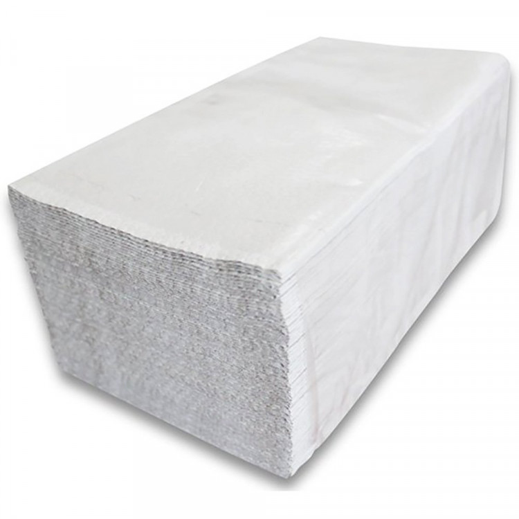 Полотенце бумажное V(ZZ)-сложение 1-сл 250л  (23*23) Систем H3 белые (ст.20)