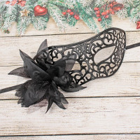 Маска карнавальная на глаза пластик "Волшебство" цв.микс арт.774-199