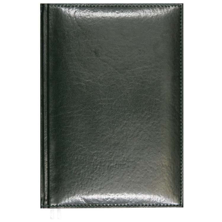 Ежедневник А5 2026 к/з Attomex "Visa" темно-зеленый, 168л, 2 ляссе арт.2332631 (Ст.12/24)