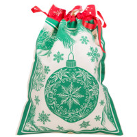 Мешок д/подарка с затяжной тесьмой 40*56см арт.95089