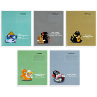 Тетрадь 12 листов линия (Феникс) Герои с характером ассорти арт.70904