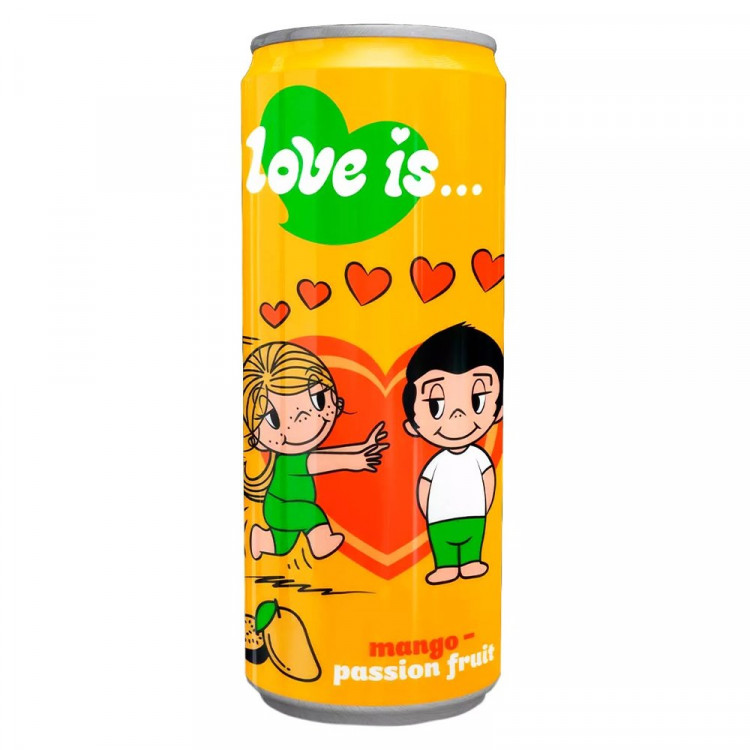 Газ. напиток Love Is 330мл Манго и Маракуйя (Ст.12)