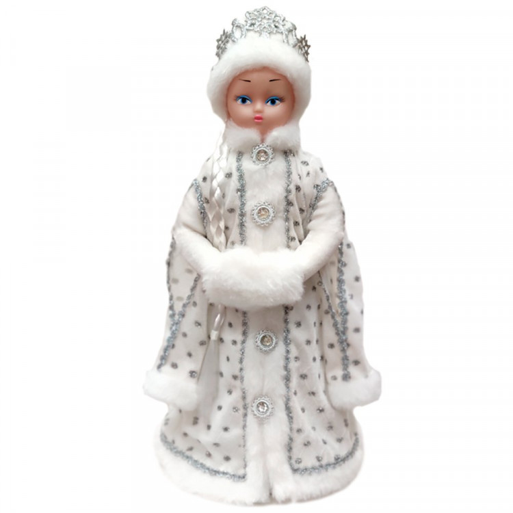 Игрушка декор. "Снегурочка" 44см Царская белая п/у арт.СН-2102