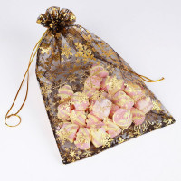 Мешочек д/подарка органза 20*30см "Снежинки" арт.7811864