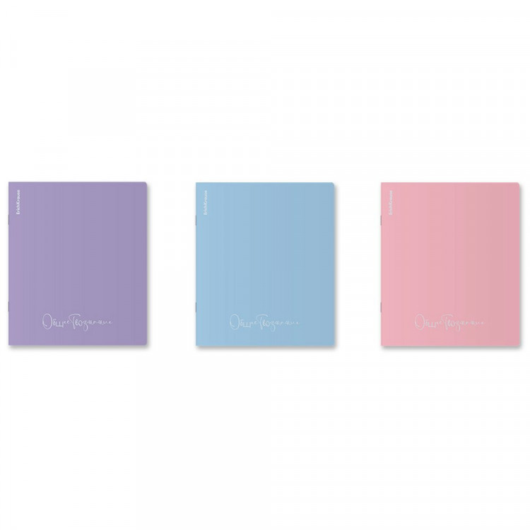 Тетрадь предметная 48 листов (ErichKrause) Pastel ассорти Обществознание пластиковая обложка арт.59693