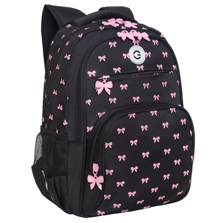 Рюкзак для девочек (Grizzly) арт.RG-568-2/1 чёрный 28х39х20 см Рюкзак для девочек (Grizzly) арт.RG-568-2/1 чёрный 28х39х20 см