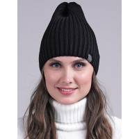 Шапка демисезонная для девочки (CLEVER) арт.533725ак размер 54-56 цвет черный Шапка демисезонная для девочки (CLEVER) арт.533725ак размер 54-56 цвет черный