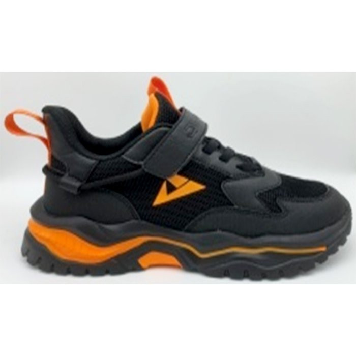 Кроссовки для мальчика (Qwest) черный  верх-искусственная кожа подкладка-текстиль размерный ряд 32-37 артикул 201K-F16-2932 (14)