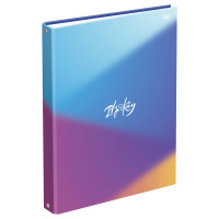 Тетрадь на кольцах А4 клетка 100 листов (BG) It's okay матовая ламинация арт.ТТ4к100_лм 62754