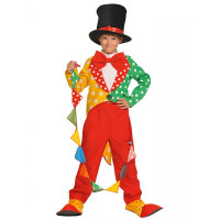 Костюм М (КЛОУН) Фокусник (фрак с бабочкой,брюки,цилиндр,ботинки,акс)р.34/134 тк арт.5095-М