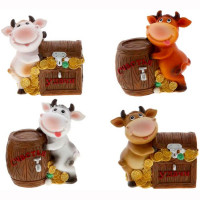 Копилка СГ "Бычок" 9,5см в ассортименте арт.753534