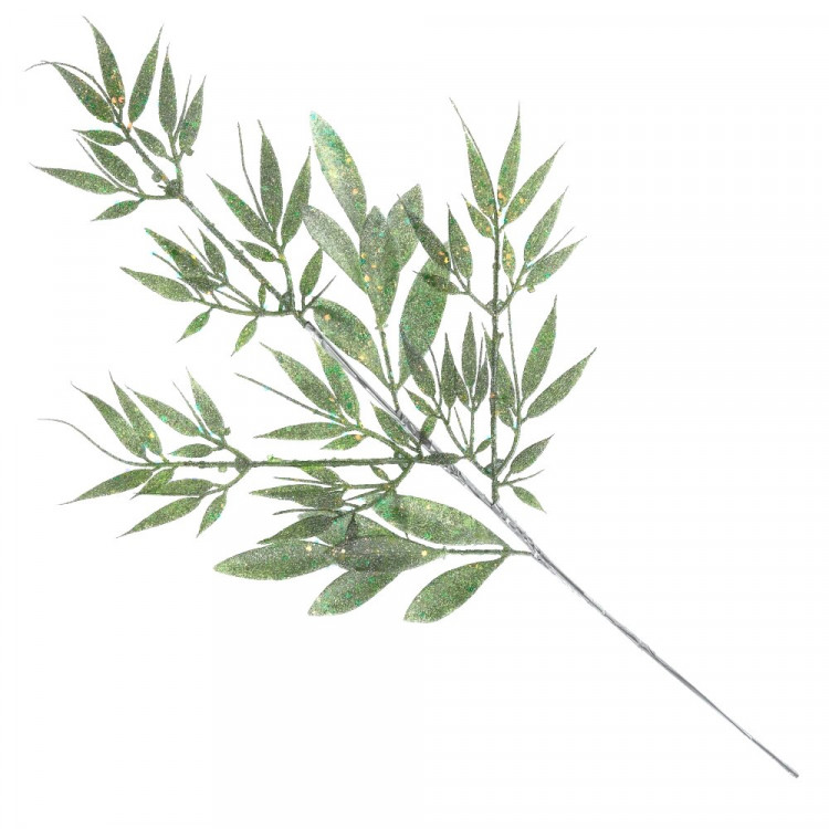 Украшение декоративное "Ветка. Листья пластик" 72см цв.мятный арт.809835 Украшение декоративное "Ветка. Листья пластик" 72см цв.мятный арт.809835