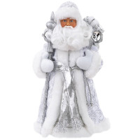 Игрушка декор. "Дед Мороз в серебрянной шубе" 31,5см арт.90704