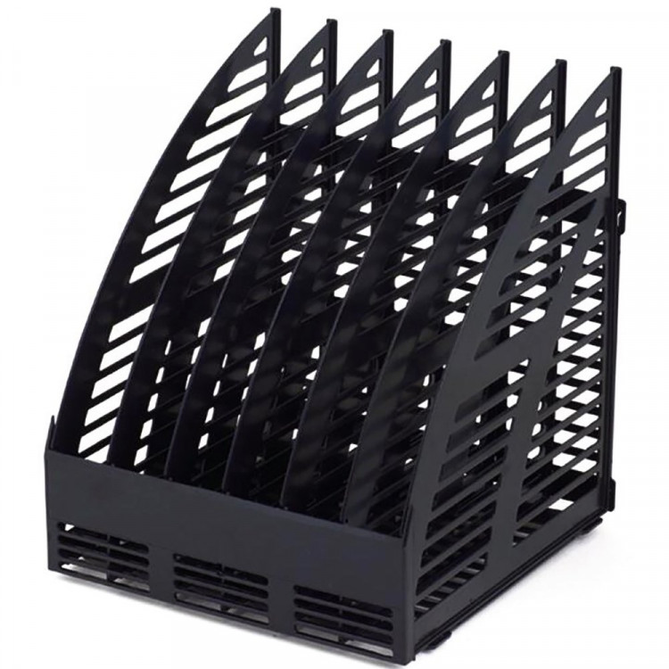 Вертикальный накопитель 06 отделений черный Attache арт.145951 