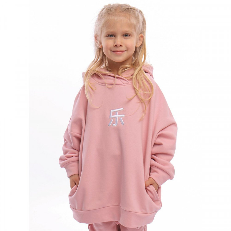 Худи для девочки артикул BATIK 011_БП23 размер 34/134-48/176 цвет пыльная роза