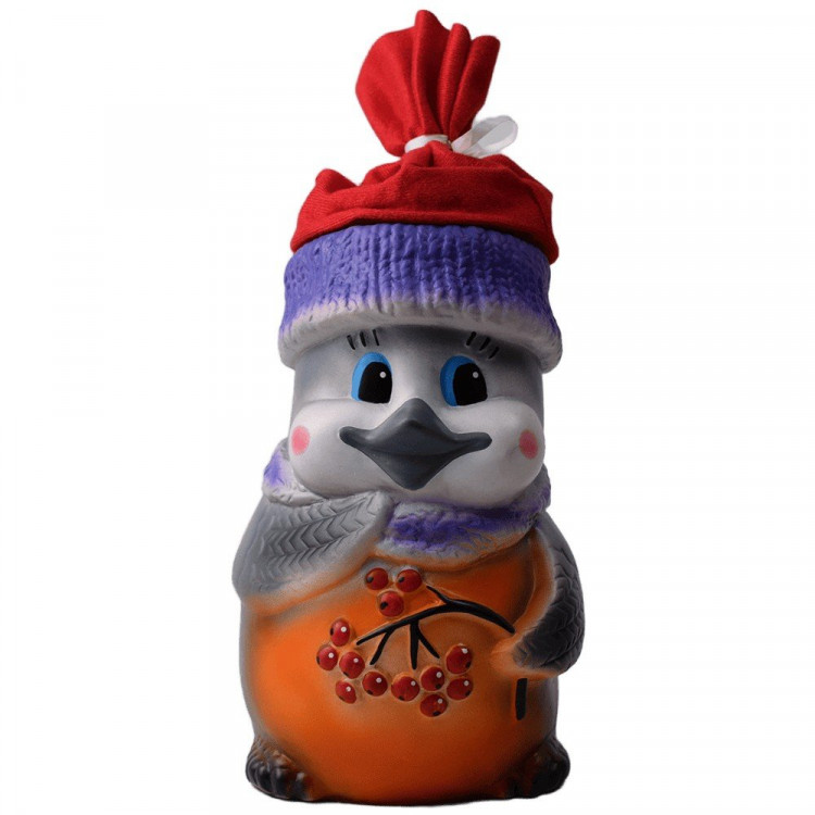 Коробка-игрушка декор. "Снегирь" (с ёмкостью для конфет) цв.красно-фиолетовый 25см арт.БС-2101/6 Коробка-игрушка декор. "Снегирь" (с ёмкостью для конфет) цв.красно-фиолетовый 25см арт.БС-2101/6