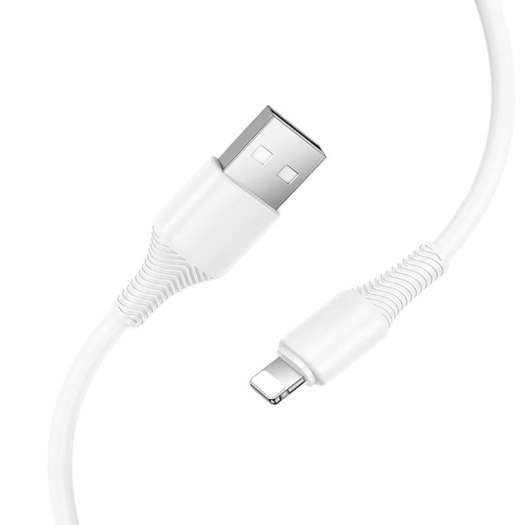 Кабель USB - Lightning HOCO X120 Beneficio, белый